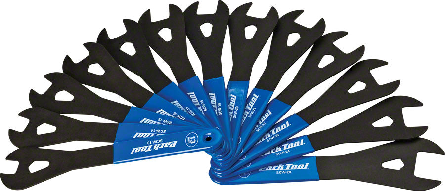 Park Tool SCW-SET.3 Cone Wrench Set 13-24 26 and 28mm Blue/Silver-Goodwynn&#39;sGoodwynn&#39;s