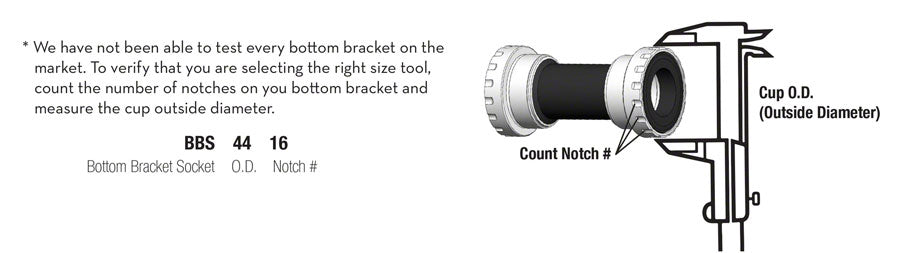 Wolf Tooth Bottom Bracket Tool - BBS3916 16 Notch 39mm-Goodwynn&#39;sGoodwynn&#39;s