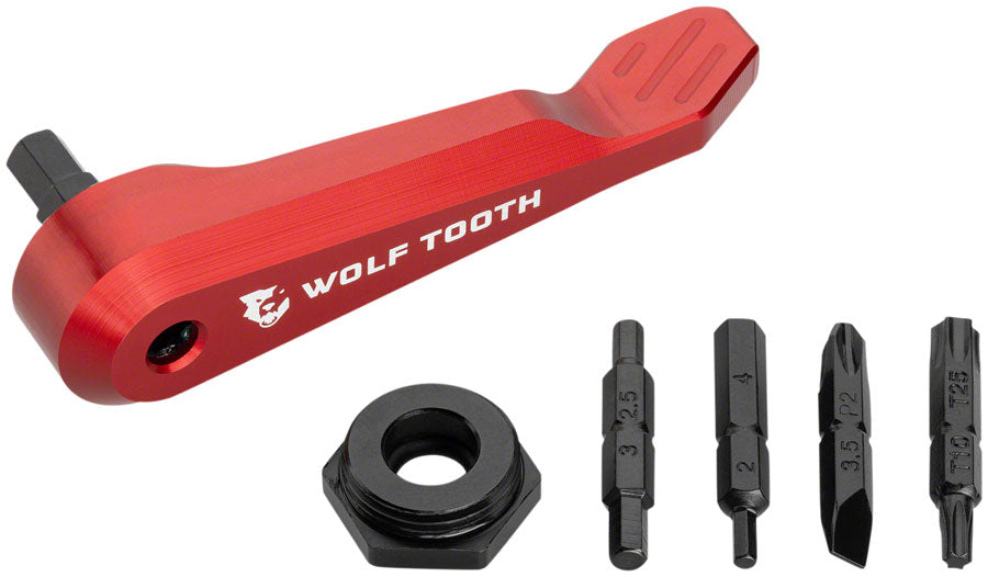 Wolf Tooth Components Axle Handle Multi-Tool Red-Goodwynn&#39;sGoodwynn&#39;s