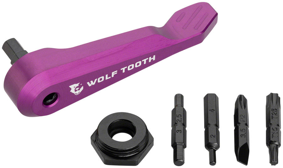 Wolf Tooth Components Axle Handle Multi-Tool Purple-Goodwynn&#39;sGoodwynn&#39;s