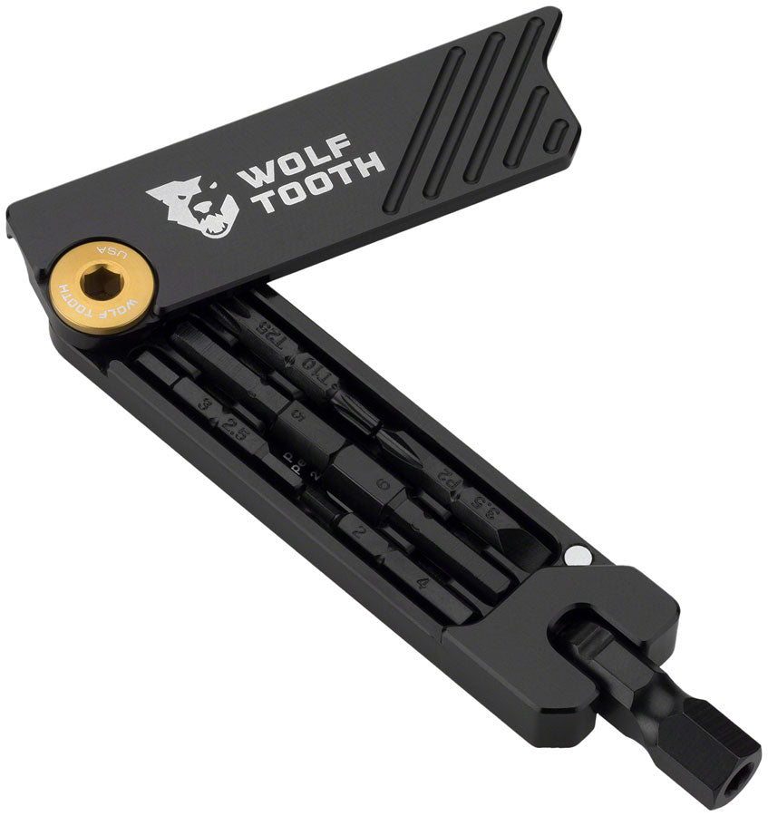 Wolf Tooth 6-Bit Hex Wrench - Multi-Tool Gold-Goodwynn&#39;sGoodwynn&#39;s