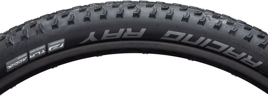 Schwalbe Racing Ray Tire - 29 x 2.25 Tubeless Folding BLK Performance Line TwinSkin Addix