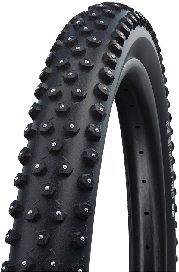 Schwalbe Ice Spiker Pro Tire - 29 x 2.25 Tubeless Folding BLK Performance RaceGuard Double Defense 402 Aluminum Studs