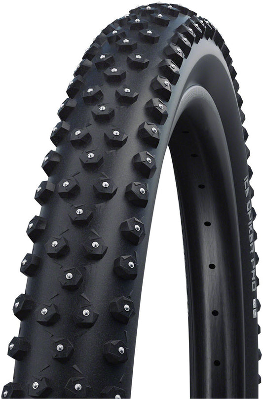 Schwalbe Ice Spiker Pro Tire - 29 x 2.25 Tubeless Folding BLK Performance RaceGuard Double Defense 402 Aluminum Studs-Goodwynn's