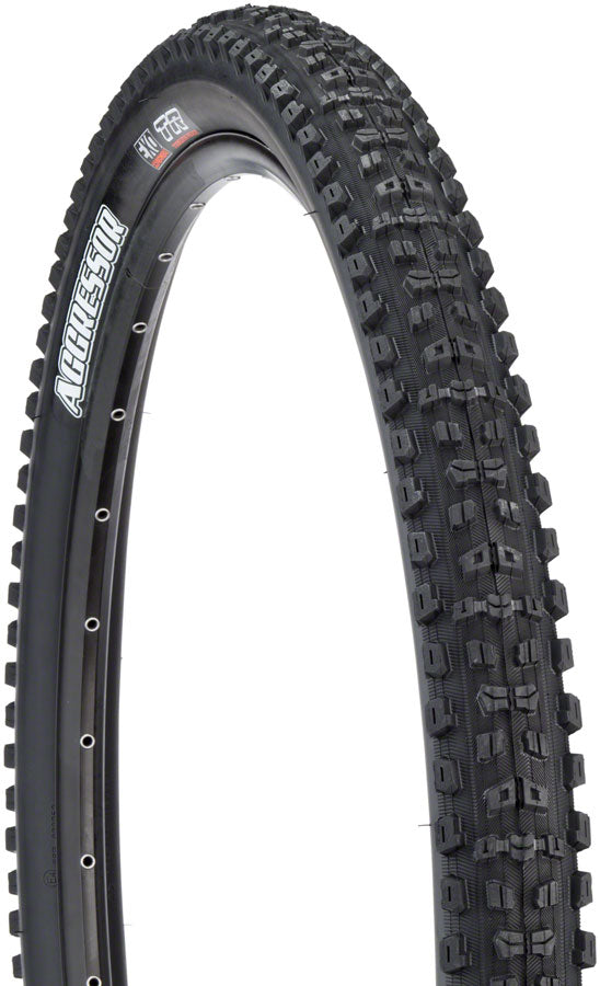 Maxxis Aggressor Tire - 27.5 x 2.3 Tubeless Folding Black Dual EXO