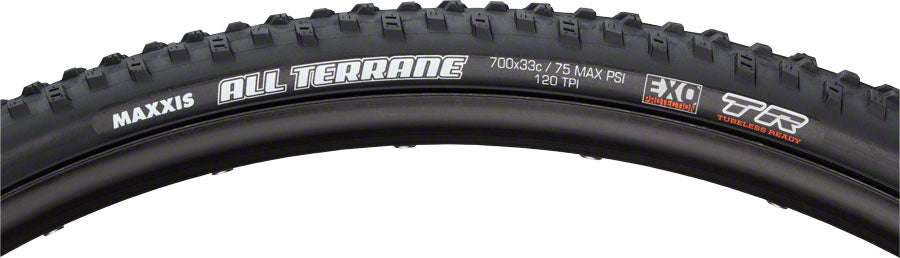 Maxxis All Terrane Tire - 700 x 33 Tubeless Folding Black Dual EXO 120tpi-Goodwynn&#39;sGoodwynn&#39;s