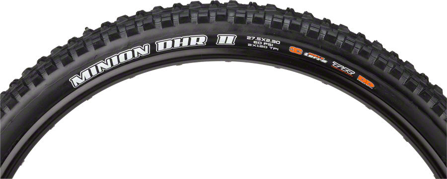 Maxxis Minion DHR II Tire - 27.5 x 2.3 Tubeless Folding BLK 3C MaxxTerra DD-Goodwynn&#39;sGoodwynn&#39;s