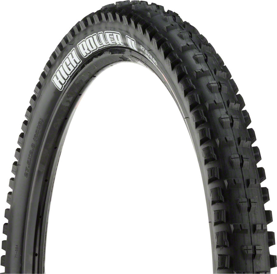 Maxxis High Roller II Tire - 27.5 x 2.8 Tubeless Folding BLK 3C Maxx Terra EXO