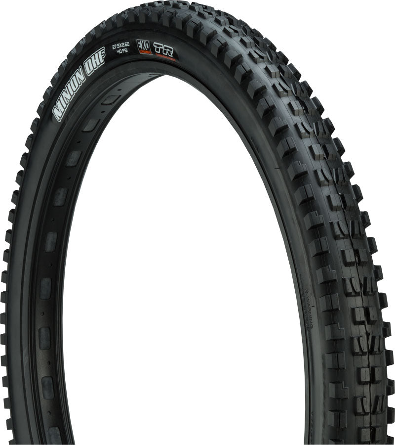 Maxxis Minion DHF Tire - 27.5 x 2.6 Tubeless Folding Black Dual EXO