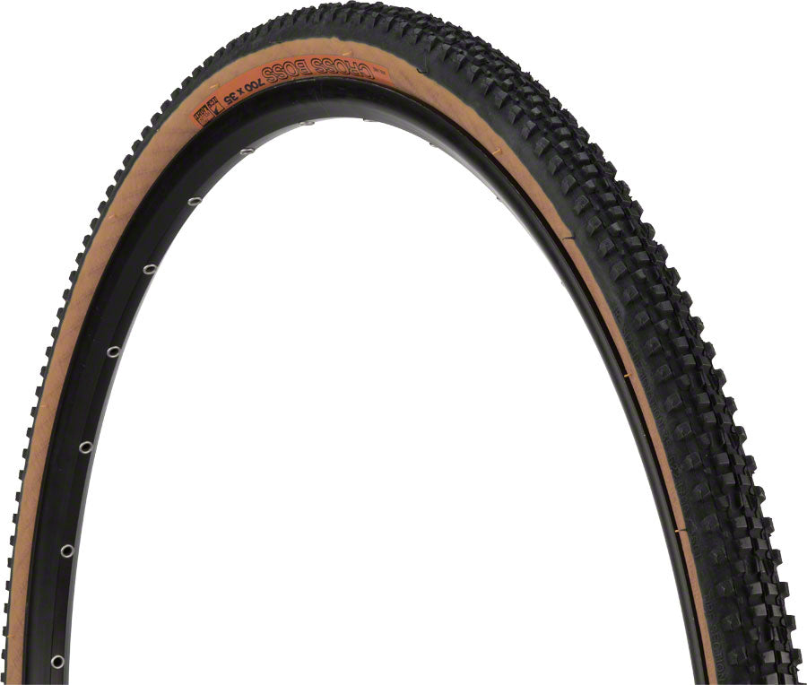 WTB Cross Boss Tire - 700 x 35 TCS Tubeless Folding BLK/Tan Light Fast Rolling-Goodwynn&#39;sGoodwynn&#39;s