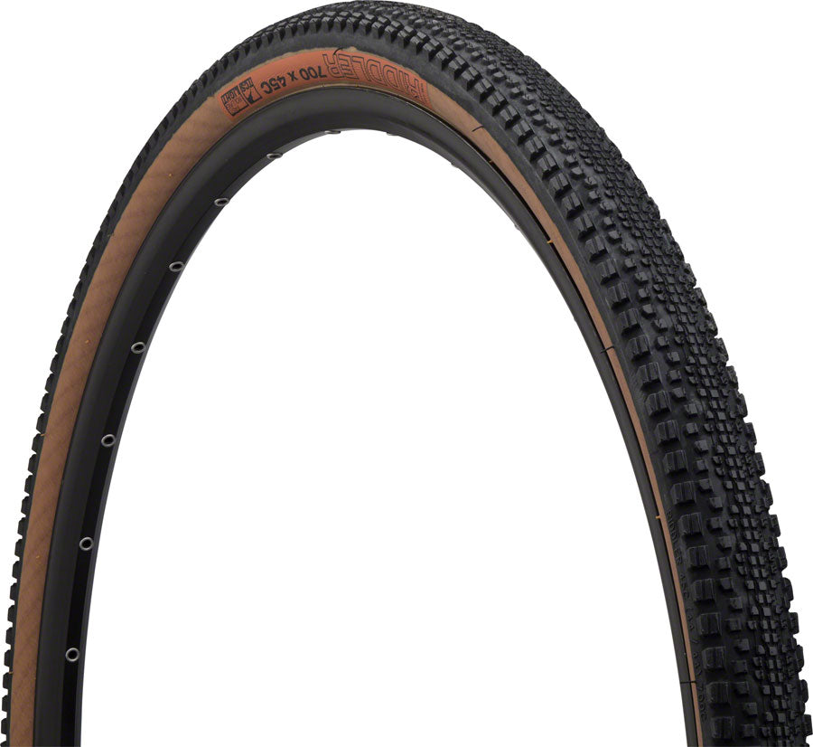 WTB Riddler 700c Tire - 700 x 45 TCS Tubeless Folding BLK/Tan Light Fast Rolling