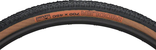 WTB Riddler 700c Tire - 700 x 45 TCS Tubeless Folding BLK/Tan Light Fast Rolling-Goodwynn's