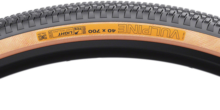 WTB Vulpine Tire - 700 x 40 TCS Tubeless Folding BLK/Tan Light/Fast Rolling Dual DNA-Goodwynn&#39;sGoodwynn&#39;s