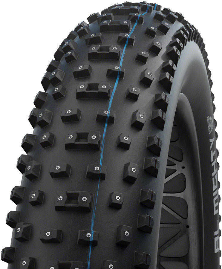 Schwalbe Al Mighty Tire - 26 x 4.8" Tubeless Folding BLK Evolution Line Addix Speed Grip Super Ground E-25 Studded-Goodwynn&#39;sGoodwynn&#39;s