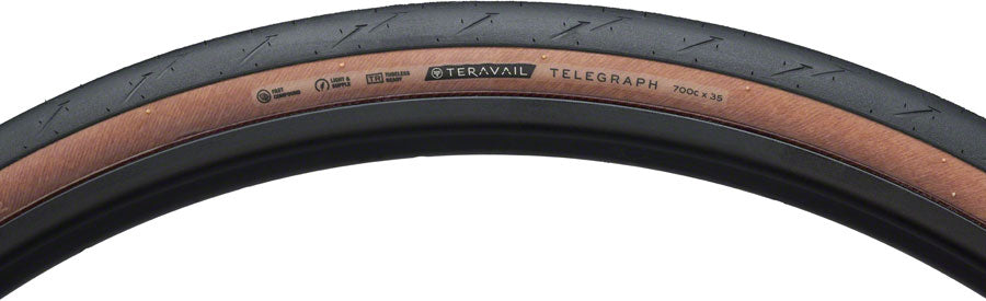 Teravail Telegraph Tire - 700 x 35 Tubeless Folding Tan Light and Supple-Goodwynn&#39;sGoodwynn&#39;s