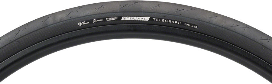 Teravail Telegraph Tire - 700 x 35 Tubeless Folding Black Durable-Goodwynn&#39;sGoodwynn&#39;s