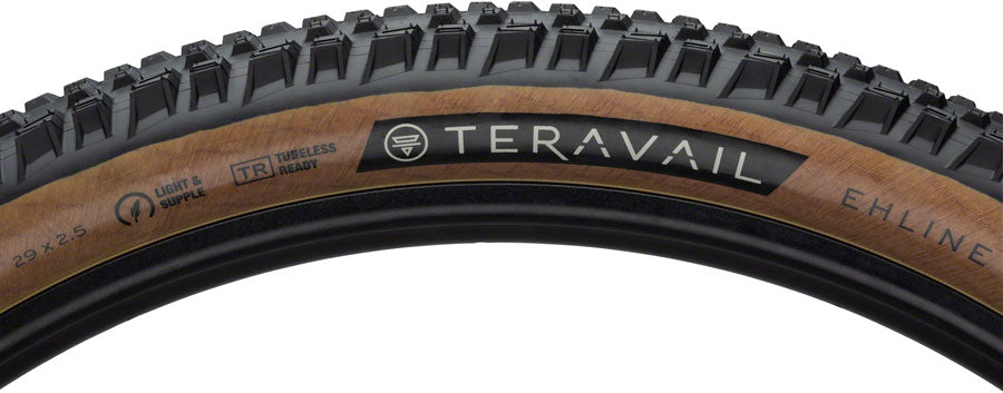 Teravail Ehline Tire - 29 x 2.5 Tubeless Folding Tan Durable Fast Compound