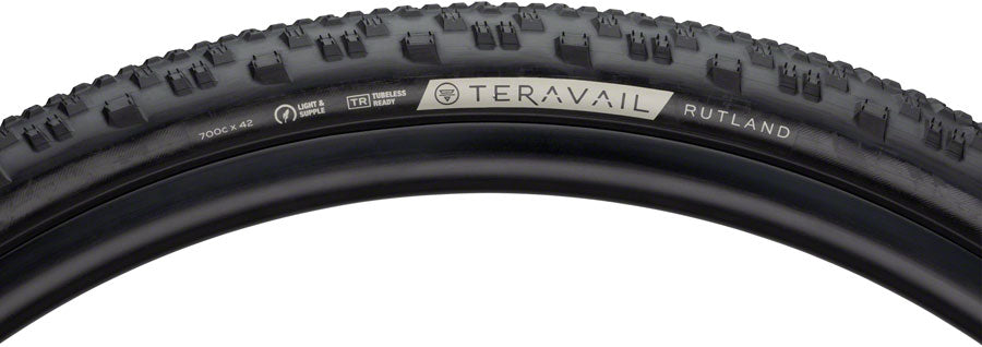 Teravail Rutland Tire - 700 x 42 Tubeless Folding Black Light and Supple-Goodwynn&#39;sGoodwynn&#39;s