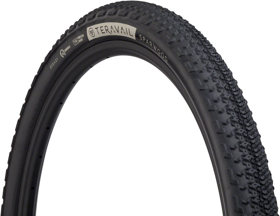 Teravail Sparwood Tire - 27.5 x 2.1 Tubeless Folding BLK Durable Fast Compound-Goodwynn&#39;sGoodwynn&#39;s