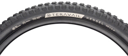 Teravail Kessel Tire - 29 x 2.4 Tubeless Folding Black Durable