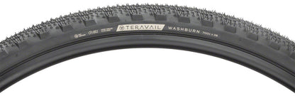 Teravail Washburn Tire - 700 x 38 Tubeless Folding Black Durable