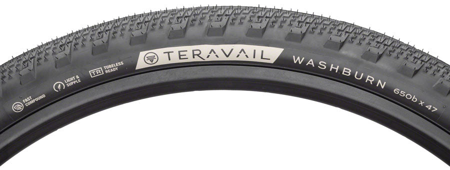 Teravail Washburn Tire - 650b x 47 Tubeless Folding Black Light and Supple-Goodwynn&#39;sGoodwynn&#39;s