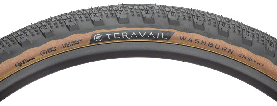 Teravail Washburn Tire - 650b x 47 Tubeless Folding Tan Durable-Goodwynn&#39;sGoodwynn&#39;s