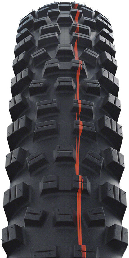 Schwalbe Hans Dampf Tire - 27.5 x 2.6 Tubeless Folding BLK/Bronze Evolution Line Super Trail Addix Soft