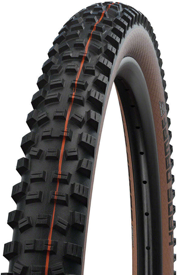 Schwalbe Hans Dampf Tire - 27.5 x 2.6 Tubeless Folding BLK/Bronze Evolution Line Super Trail Addix Soft-Goodwynn&#39;sGoodwynn&#39;s