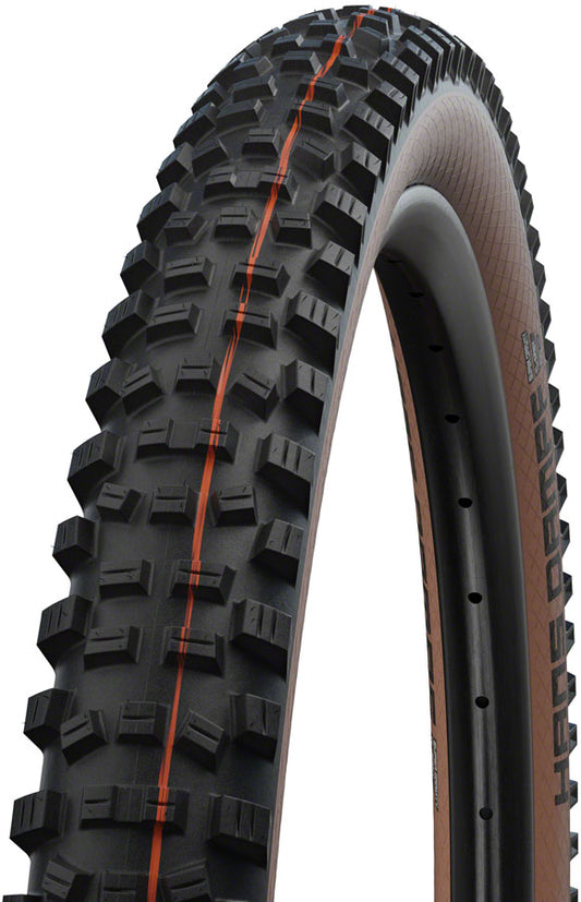 Schwalbe Hans Dampf Tire - 27.5 x 2.6 Tubeless Folding BLK/Bronze Evolution Line Super Trail Addix Soft-Goodwynn's