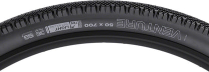 WTB Venture Tire - 700 x 50 TCS Tubeless Folding BLK Light Fast Rolling SG2