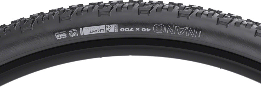 WTB Nano Tire - 700 x 40 TCS Tubeless Folding Black Light Fast Rolling SG2-Goodwynn&#39;sGoodwynn&#39;s