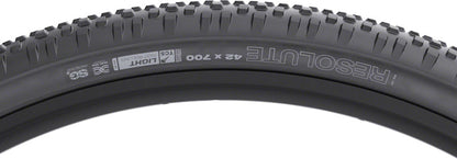 WTB Resolute Tire - 700 x 42 TCS Tubeless Folding BLK Light Fast Rolling SG2