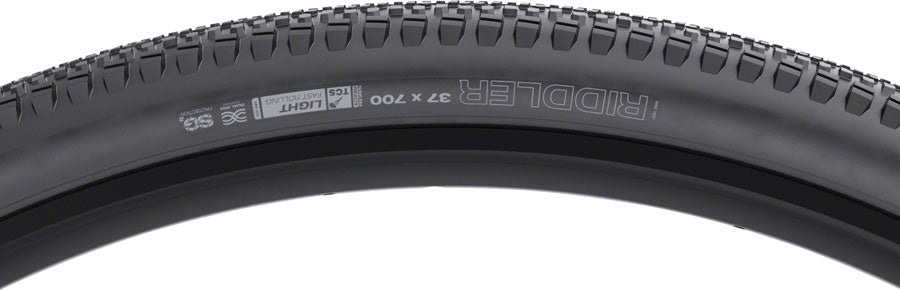 WTB Riddler Tire - 700 x 37 TCS Tubeless Folding BLK Light Fast Rolling SG2-Goodwynn&#39;sGoodwynn&#39;s