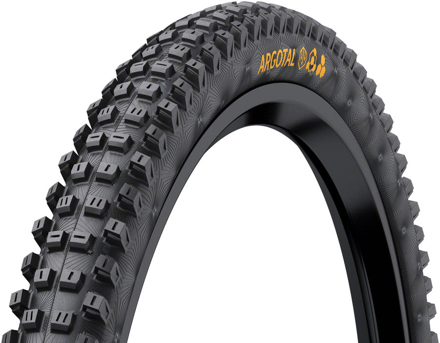 Continental Argotal Tire - 27.5 x 2.40 Tubeless Folding BLK Soft Downhill Casing E25