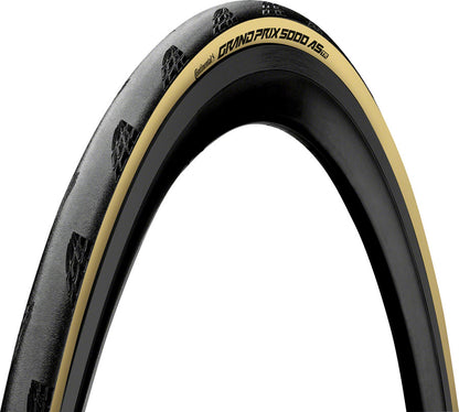 Continental Grand Prix 5000 All Season TR Tire - 700 x 32 Tubeless Folding BLK/Cream BLKChili Vectran Breaker LazerGrip