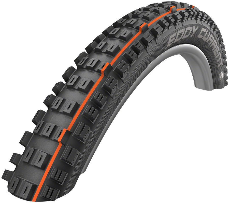 Schwalbe Eddy Current Front Tire - 29 x 2.4 Tubeless Folding BLK Super Trail Addix Soft-Goodwynn&#39;sGoodwynn&#39;s