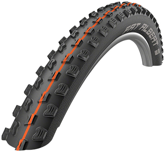 Schwalbe Fat Albert Front Tire - 27.5 x 2.35 Tubeless Folding BLK Evolution Addix Soft Snakeskin-Goodwynn's