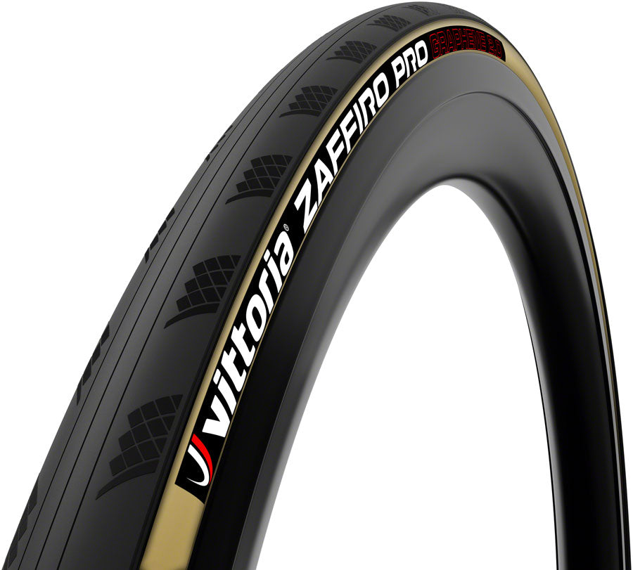 Vittoria Zaffiro Pro V Tire - 700 x 25 Clincher  Folding  Black/Tan 1C G2.0-Goodwynn&#39;sGoodwynn&#39;s