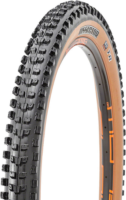 Maxxis Dissector Tire - 29 x 2.6 Tubeless Folding Black/Tan Dual EXO