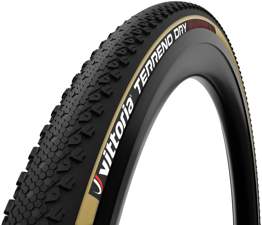 Vittoria Terreno Dry Tire - 700 x 40 Tubeless Folding Black/Tan 1C G2.0-Goodwynn&#39;sGoodwynn&#39;s