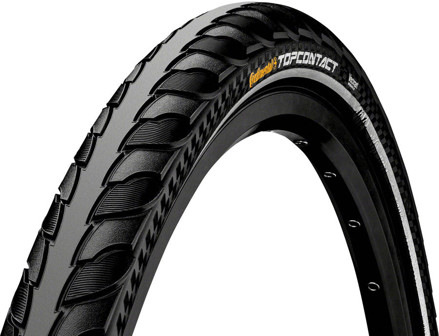 Continental Top Contact II Tire - 700 x 28 Clincher Folding BLK/Reflex Vectran Breaker E50