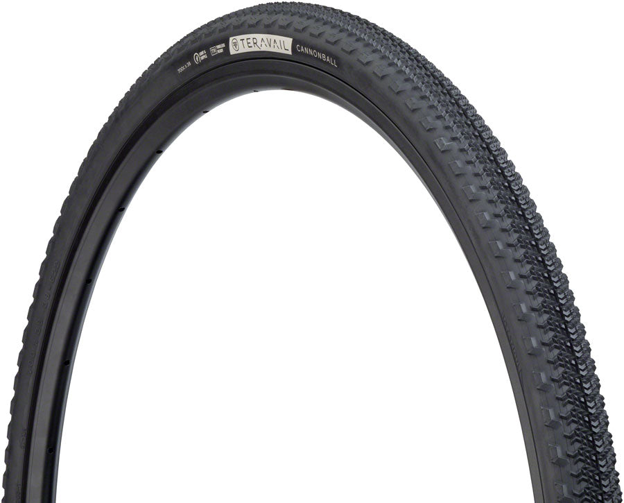 Teravail Cannonball Tire - 700 x 38 Tubeless Folding BLK Light Supple Fast Compound-Goodwynn&#39;sGoodwynn&#39;s