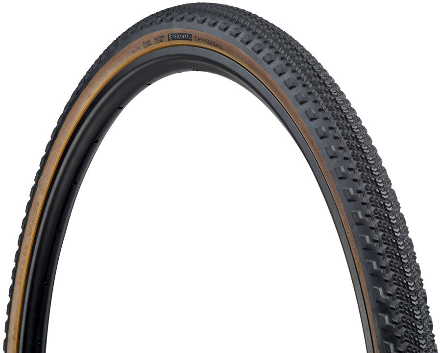 Teravail Cannonball Tire - 700 x 38 Tubeless Folding Tan Durable 60tpi Fast Compound-Goodwynn&#39;sGoodwynn&#39;s