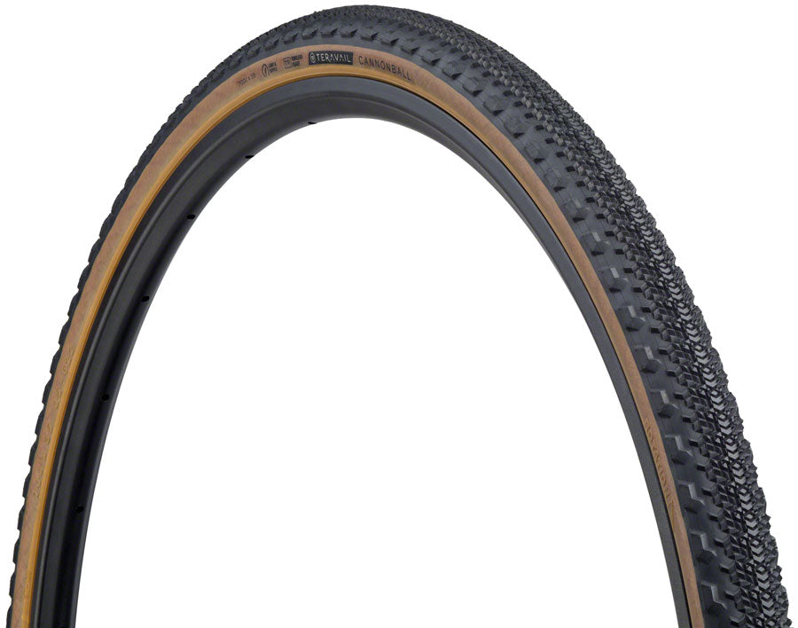 Teravail Cannonball Tire - 700 x 35 Tubeless Folding Tan Durable 60tpi Fast Compound-Goodwynn&#39;sGoodwynn&#39;s