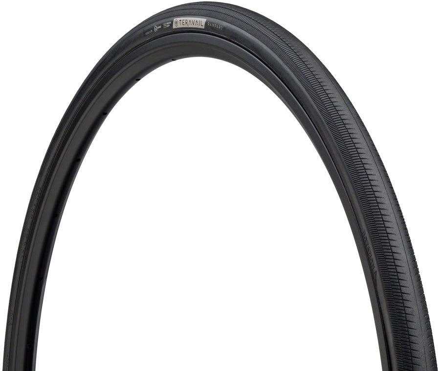 Teravail Rampart Tire - 700 x 28 Tubeless Folding BLK Light Supple Fast Compound