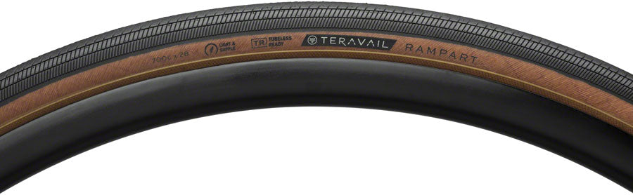 Teravail Rampart Tire - 700 x 28 Tubeless Folding Tan Light Supple Fast Compound-Goodwynn&#39;sGoodwynn&#39;s