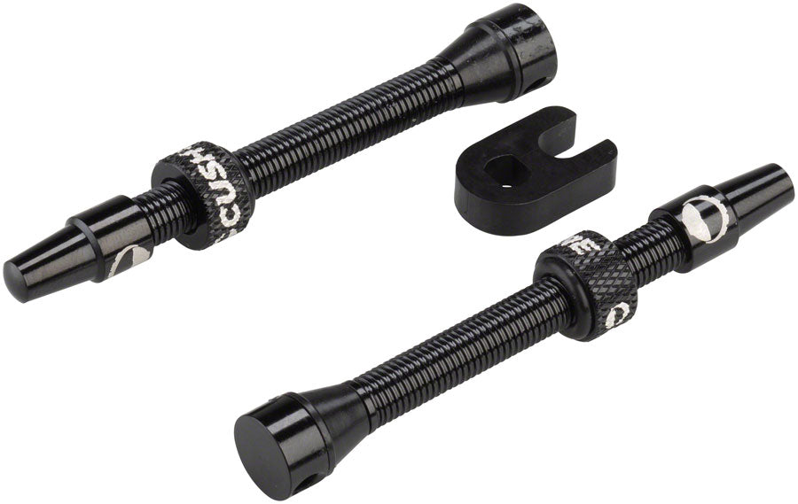 CushCore Tubeless Presta Valve Set - 55mm Black-Goodwynn&#39;sGoodwynn&#39;s