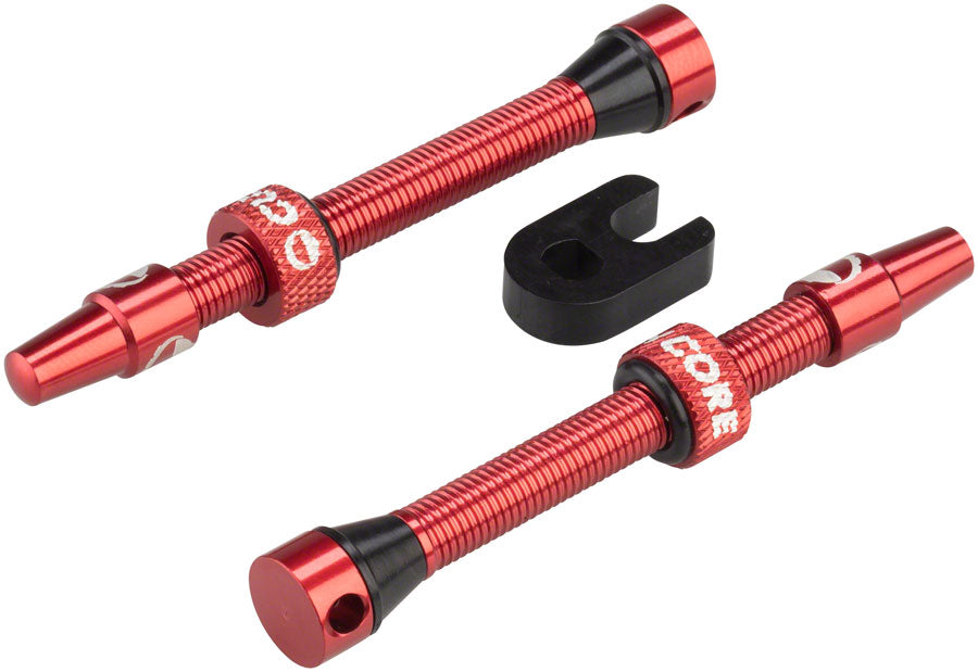 CushCore Tubeless Presta Valve Set - 55mm Red-Goodwynn&#39;sGoodwynn&#39;s