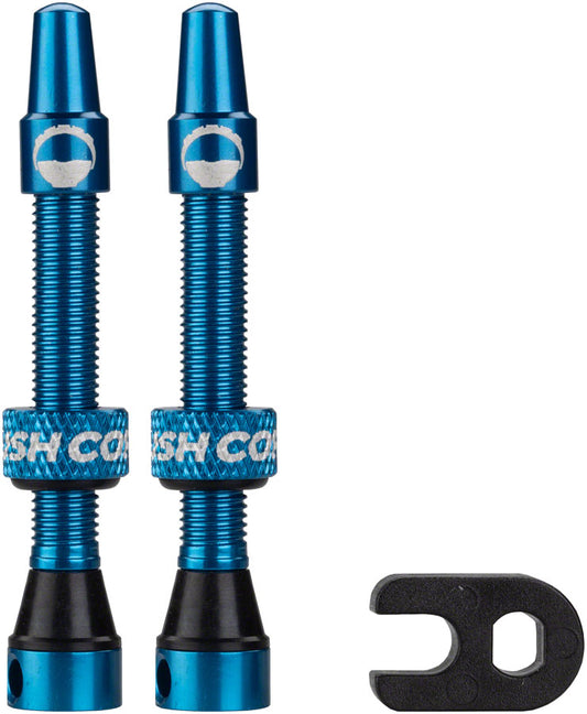 CushCore Tubeless Presta Valve Set - 44mm Blue-Goodwynn's